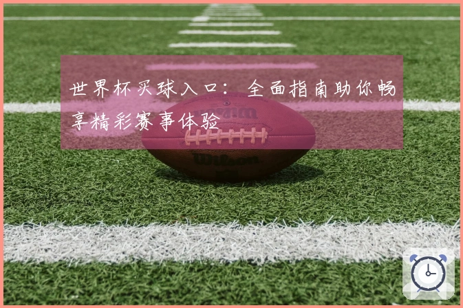 世界杯买球入口：全面指南助你畅享精彩赛事体验